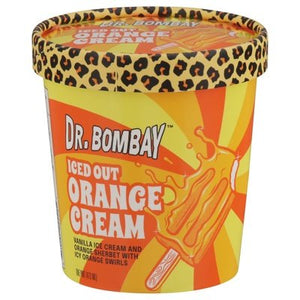 Dr. Bombay Iced Out Orange Cream 8/1 Pint [UNFI #79626]