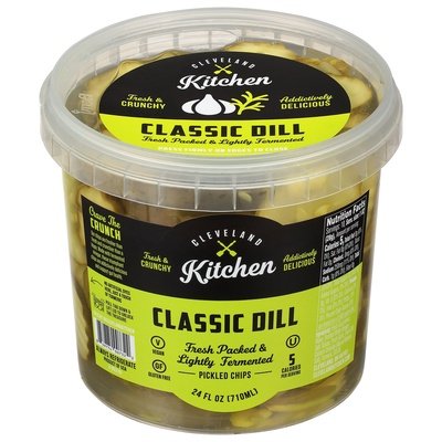 Cleveland Kitchen Dilly Garlic Chips 12/24 OZ [UNFI #15630]