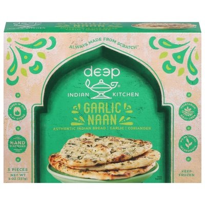 Deep Garlic Naan 8/8 OZ [UNFI #77454]