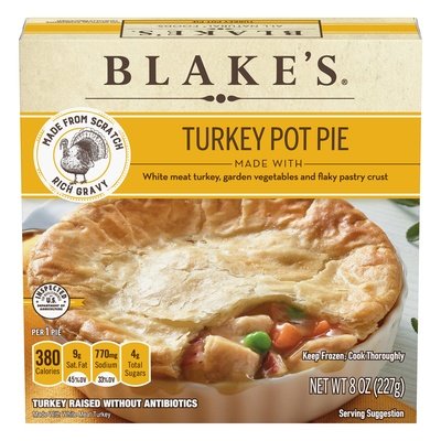 Blakes Pot Pie Turkey 9/8 OZ [UNFI #70993]