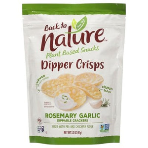 Back To Nature Rosemary Garlic Dipper Crisps 6/3.2 OZ [UNFI #12941]