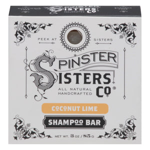 Spinster Sisters Co. Shampoo Bar Coconut Lime 3 Oz [UNFI #86413] T