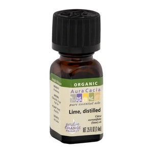 OG2 Aura Cacia Essntl Oil Lime, Distilld .25 OZ [UNFI #37239] T