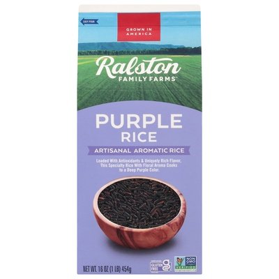 Ralston Family Farms Purple Rice 6/16 OZ [UNFI #35120]