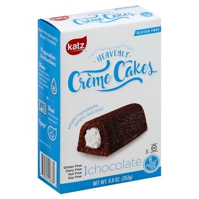 Katz Gf Crm Cke Chocolte 6/8.8 OZ [UNFI #75102]