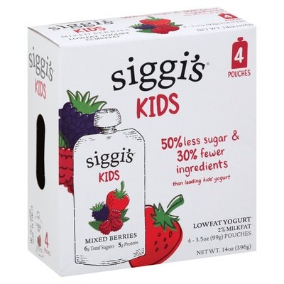Siggis Mixed Berry Lf Yogurt 6/4/3.5 Oz [UNFI #30352]