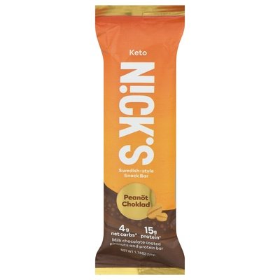 N!Cks Choklad Peanot Keto Bar 12/1.76 Z [UNFI #22834]