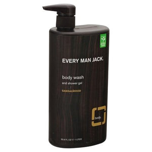 Emj Body Wash Sandalwood 33.8 OZ [UNFI #11238]