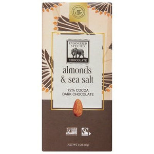 Endangered Dark Choco Sea Salt Almond Owl 12/3 OZ [UNFI #31576]