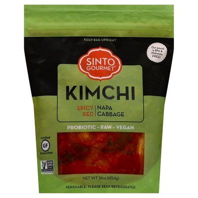 Sinto Gourmet Spicy Red Napa Cabbage Kimchi 6/14 Oz [UNFI #46781]