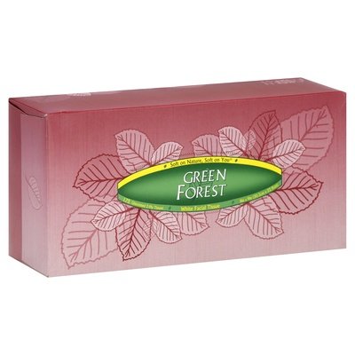 Green Forest Facial Tissue, White, Asst Prnt 25/175 Ct [UNFI #88296]