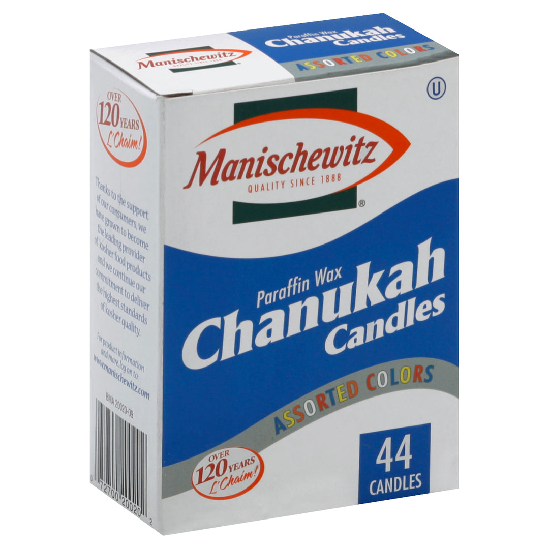 Manischewitz Chanukah Candles 10/44 Ct [UNFI #74241] T