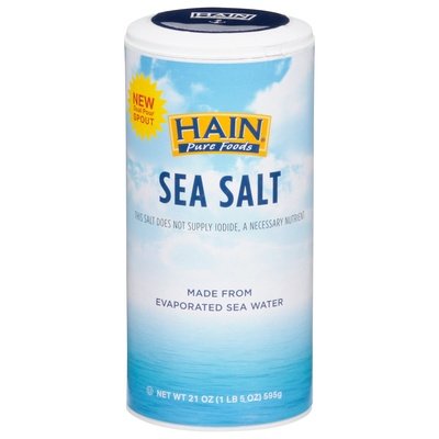 Hain Sea Salt 8/21 OZ [UNFI #07264]