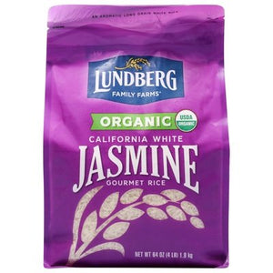 Lundberg Family Farms Jasmine White Rice 6/4 Lb [UNFI #83190]