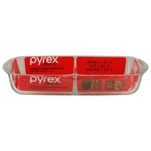 Pyrex Bakeware, Divide 8X12 4/1 Ct [UNFI #73207]