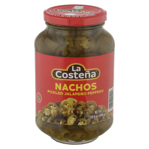 La Costena Pickled Jalapeno Nacho Slices 12/15.5 Z [UNFI #49217]