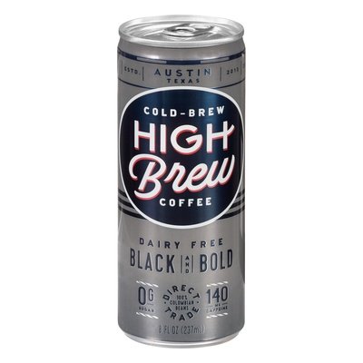 High Brew Coffee Black & Bold Cold Brew 12/8 OZ [UNFI #61185]