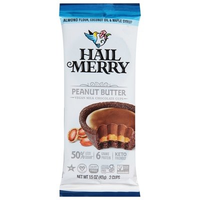 Hail Merry Chocolate Peanut Butter, 2 Ct 12/1.5 Oz [UNFI #82522]
