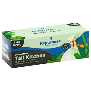 Repurpose Compostable Tll Kitchen Bags 20/12 CT [UNFI #01706] T