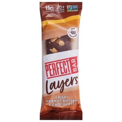 Perfect Bar Bar Layers Crispy Pb Chocolate 8/1.94 Oz [UNFI #71608]