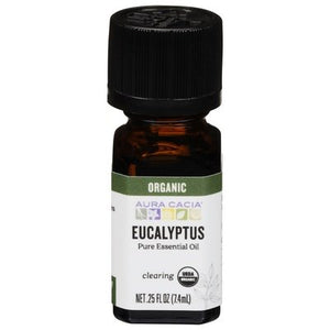 OG2 Aura Cacia Essntl Oil Eucalyptus .25 OZ [UNFI #51737] T