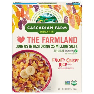 OG2 Cascadian Farm Fruity Crispy Rice Cereal 10/11.5 OZ [UNFI #14222]