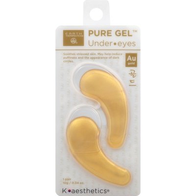 Earth Therapeutics Pure Gel Under Eye Gold 1Pr 1 Pair [UNFI #68582]