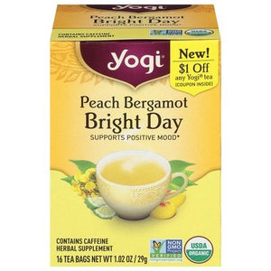 Yogi Tea Peach Bergamot 6/16 Bag [UNFI #27110]