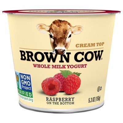 Brown Cow Crmtp Rasp 12/5.3 OZ [UNFI #36711]