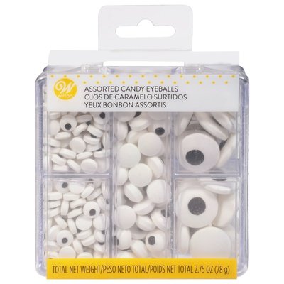 Wilton Assorted Candy Eyeballs 10/2.75 Z [UNFI #04153]