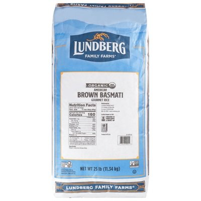 OG2 Lundberg Calif Brown Basmati Rice 25 LB [UNFI #01571]