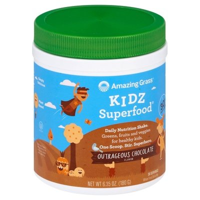 OG3 Amazing Grass Kidz Superfood, Chocolate 6.35 OZ [UNFI #44240] T