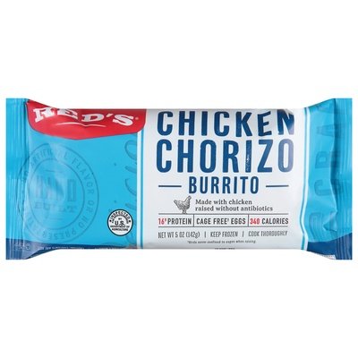 Reds All Natural Chicken Chorizo Egg&3 Cheese 12/5 Oz [UNFI #943]