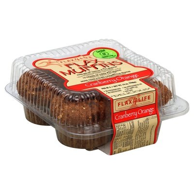 Flax4life Muffin Cran Orange Ct 6/14 OZ [UNFI #78678]