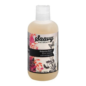 Saavy Naturals Bulgarian Rose Body Wash 8.5 OZ [UNFI #03288] T