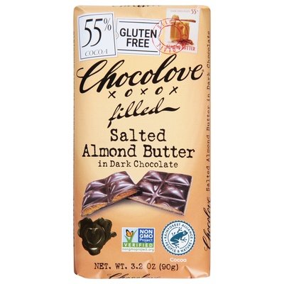 Chocolove Sltd Almnd Bttr Dark Choc Bar 10/3.2 OZ [UNFI #04531]