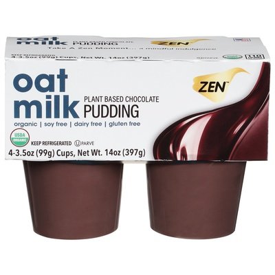 Zen Chocolate Oatmilk Pudding 6/4/3.5 Oz [UNFI #11081]