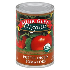 OG2 Muir Glen Petite Diced Tomatoes 12/14.5 OZ [UNFI #05285]