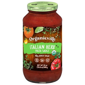 OG2 Organicville Pasta Italia Herb 6/24 OZ [UNFI #71890]