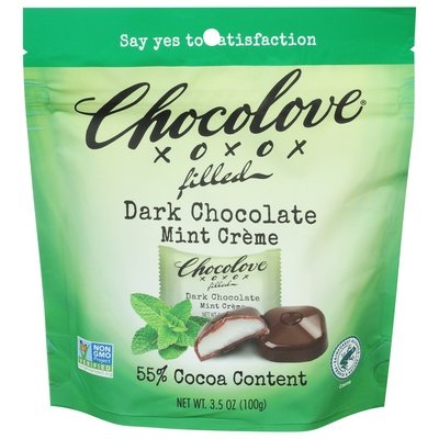 Chocolove Dark Choc Mint Creme Bites 8/3.5 OZ [UNFI #64596]