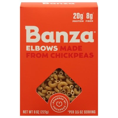 Banza Chickpea Elbow Pasta 6/8 OZ [UNFI #45462]