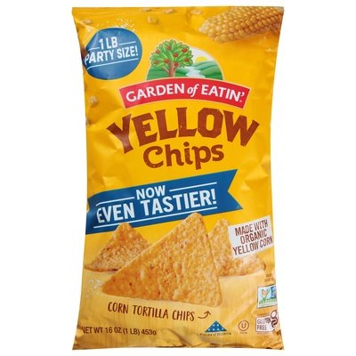 OG3 Grdn Eat Yellow Corn Chip 12/16 OZ [UNFI #35800]