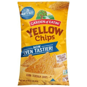 OG3 Grdn Eat Yellow Corn Chip 12/16 OZ [UNFI #35800]