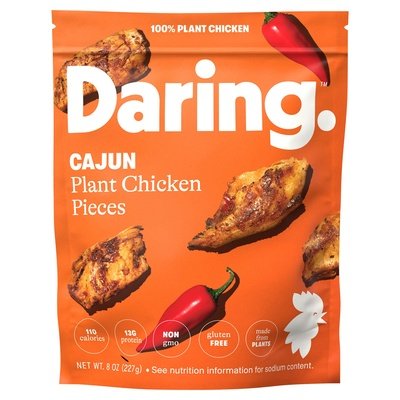 Daring Plant Chicken Pieces, Cajun 6/8 OZ [UNFI #81431]