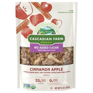 Cascadian Farm Cinnamon Apple Granola 4/11 Oz [UNFI #59006]