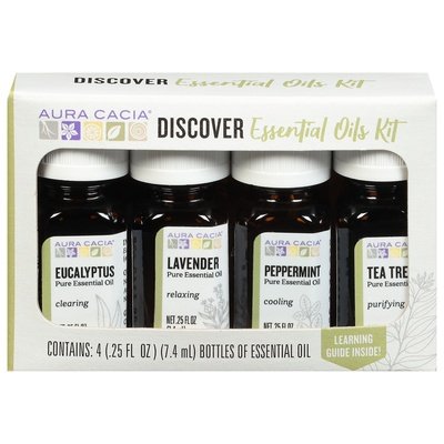 Aura Cacia Essntial Oil Dscvry Kt 1/4/.25 OZ [UNFI #05072] T