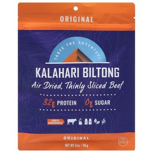 Kalahari Biltong Air Dried Beef Original 8/2 OZ [UNFI #18871]