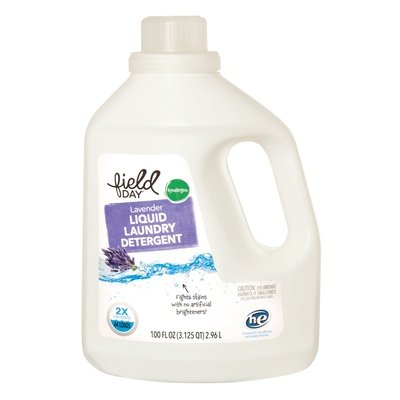 Field Day Lavender Liquid Laundry Dtrgt 4/100 OZ [UNFI #05789] T