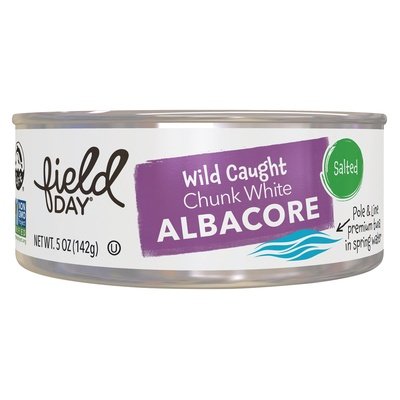 Field Day Wld Cght Chnk Wht Albacore Slt 12/5 OZ [UNFI #72978]