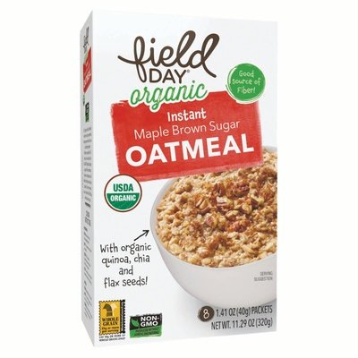 Field Day Instant Oatmeal Maple Brn Sugar 6/11.30 Oz [UNFI #30474]